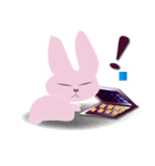 Cat, rabbit, silly can not tell（個別スタンプ：4）