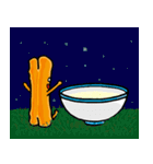 Soybean milk and Fried bread stick（個別スタンプ：9）