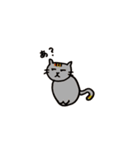 我が家の猫達を参考に作りました！（個別スタンプ：7）