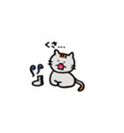 我が家の猫達を参考に作りました！（個別スタンプ：23）