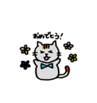 我が家の猫達を参考に作りました！（個別スタンプ：31）