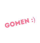 GVが•••（個別スタンプ：16）