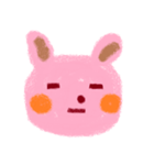 うさぎちゃん表情（個別スタンプ：3）