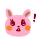 うさぎちゃん表情（個別スタンプ：5）