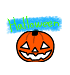 ぶち子さん家のハロウィーン（個別スタンプ：1）