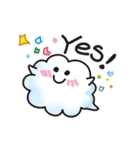 Animations of a cute cloud.（個別スタンプ：5）