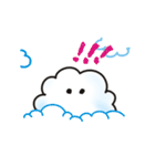 Animations of a cute cloud.（個別スタンプ：6）