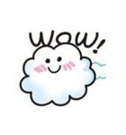 Animations of a cute cloud.（個別スタンプ：7）