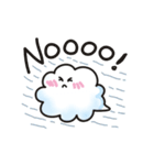 Animations of a cute cloud.（個別スタンプ：15）