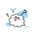 Animations of a cute cloud.（個別スタンプ：16）
