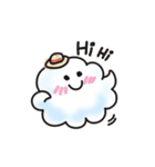 Animations of a cute cloud.（個別スタンプ：17）