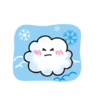 Animations of a cute cloud.（個別スタンプ：21）