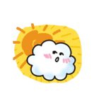 Animations of a cute cloud.（個別スタンプ：23）