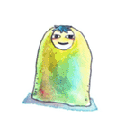 泣いたり笑ったりする（個別スタンプ：4）