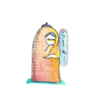 泣いたり笑ったりする（個別スタンプ：8）