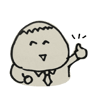 おにぎり太郎とメガネ先輩（個別スタンプ：1）