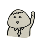 おにぎり太郎とメガネ先輩（個別スタンプ：3）