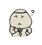 おにぎり太郎とメガネ先輩（個別スタンプ：6）