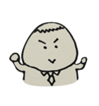 おにぎり太郎とメガネ先輩（個別スタンプ：7）