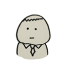 おにぎり太郎とメガネ先輩（個別スタンプ：8）