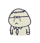 おにぎり太郎とメガネ先輩（個別スタンプ：9）