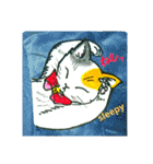 Peaceful daily routine of dogs and cats.（個別スタンプ：12）