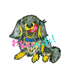 Peaceful daily routine of dogs and cats.（個別スタンプ：15）