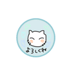 白猫のハル（個別スタンプ：23）