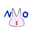 ウサギとヤギ（個別スタンプ：2）
