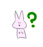 ウサギとヤギ（個別スタンプ：3）
