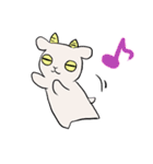 ウサギとヤギ（個別スタンプ：9）