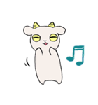 ウサギとヤギ（個別スタンプ：10）