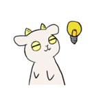 ウサギとヤギ（個別スタンプ：19）