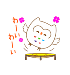 しろふくろうのくぅちゃん（個別スタンプ：12）