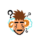 ヒゲモヒくん（個別スタンプ：4）