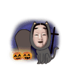 Halloween ＆ Christmas Noh mask sticker.（個別スタンプ：15）