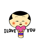 こけし子ちゃん（個別スタンプ：4）