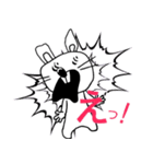 挑発的なうさぎ（個別スタンプ：5）