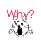挑発的なうさぎ（個別スタンプ：13）