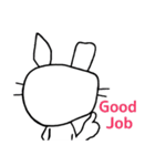 挑発的なうさぎ（個別スタンプ：17）