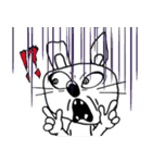 挑発的なうさぎ（個別スタンプ：34）