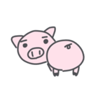 The pet pig（個別スタンプ：9）