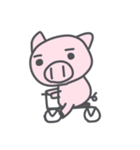 The pet pig（個別スタンプ：10）