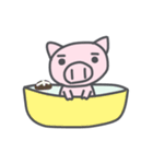 The pet pig（個別スタンプ：12）
