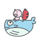 The pet pig（個別スタンプ：24）