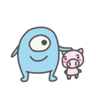 The pet pig（個別スタンプ：25）