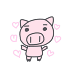 The pet pig（個別スタンプ：30）