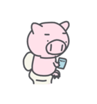 The pet pig（個別スタンプ：36）