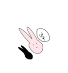 真顔女子と何かの生き物。（個別スタンプ：6）