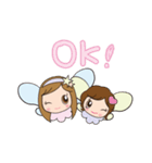 姉妹の天使ちゃんスタンプ（個別スタンプ：3）